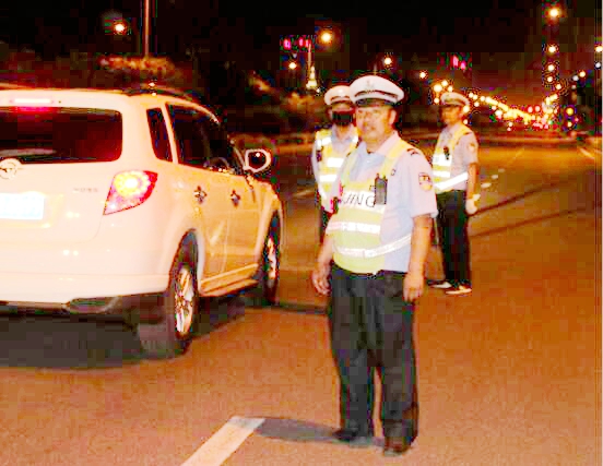 山西忻州交警二大隊，忻府最美風(fēng)景線