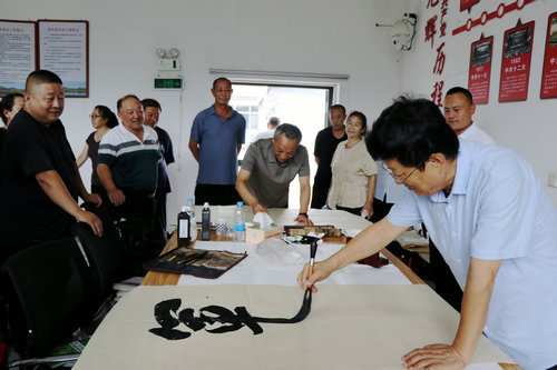 抗戰(zhàn)精神永流傳：韓忠貴以書法作品紀(jì)念勝利80周年