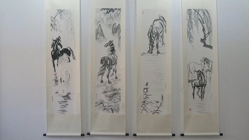 迎馬年書(shū)畫(huà)名家（鄧凌鷹 朱文 桑一田）邀請(qǐng)展在京開(kāi)幕