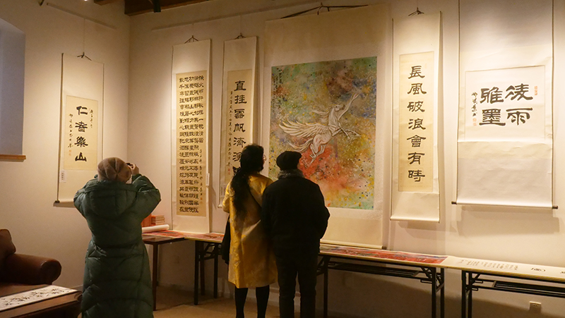 迎馬年書(shū)畫(huà)名家（鄧凌鷹 朱文 桑一田）邀請(qǐng)展在京開(kāi)幕