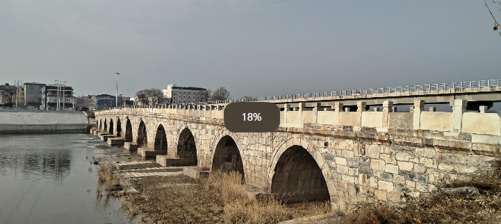 涿州雙塔與古橋