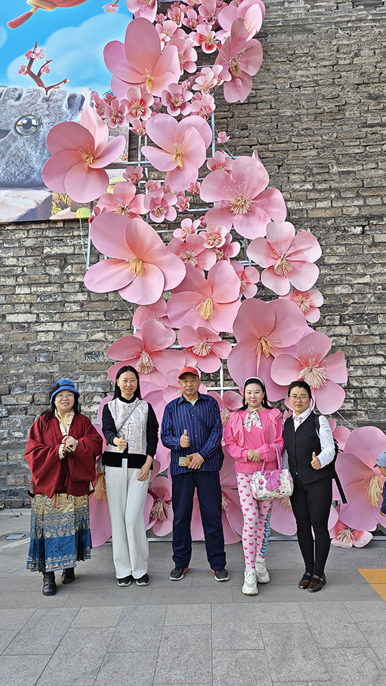 樂定坊AI俱樂部明城墻遺址公園賞花采風(fēng)雅聚活動