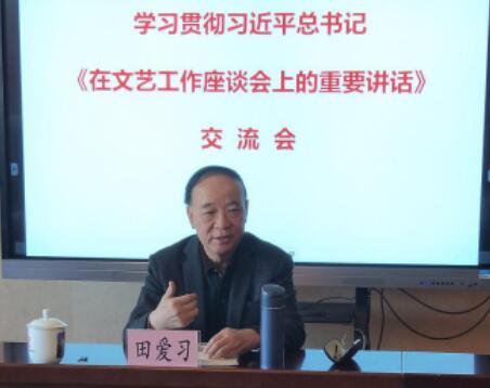 北京國際科技文化交流協會組織學習重溫習近平總書記《在文藝