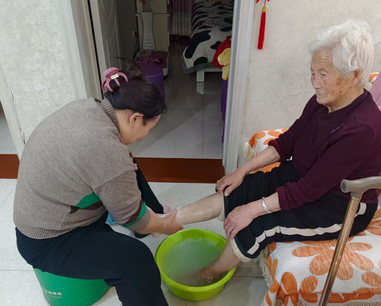 河南安陽北郭集村王青用行動詮釋孝為德之本