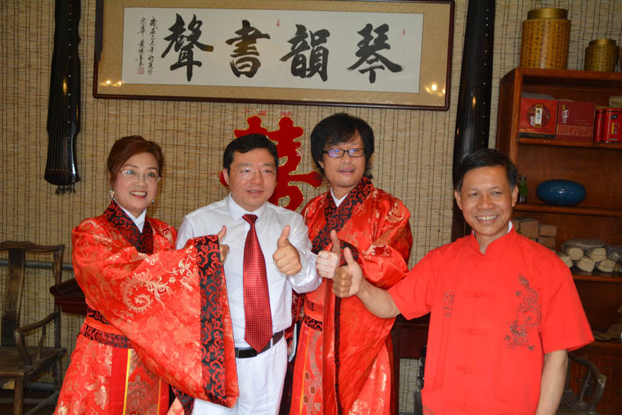 穿漢服辦婚禮 尊圣賢素齋宴 穿漢服辦婚禮 尊圣賢素齋宴
