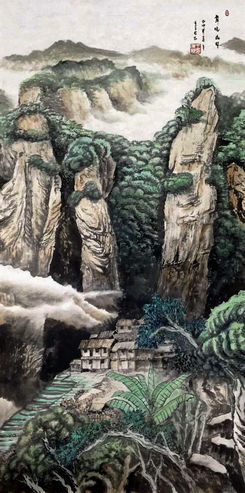 王余根的國畫藝術備受中外名人關注
