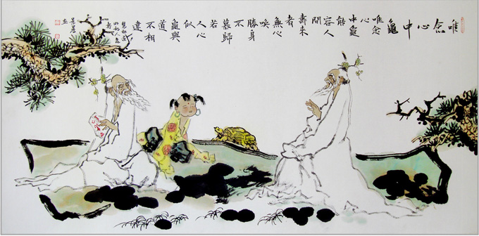 著名書畫家吳景晨先生作品賞析