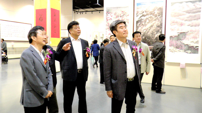 第五屆“大美平谷 水墨周莊”書畫展開幕
