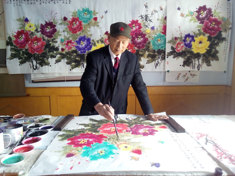 著名畫家靳家宏作品藝術欣賞