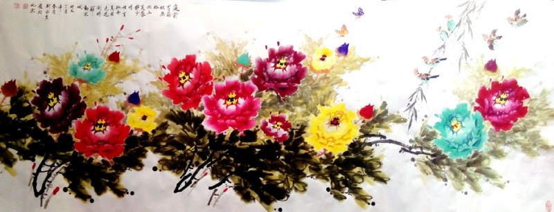 著名畫家靳家宏作品藝術欣賞
