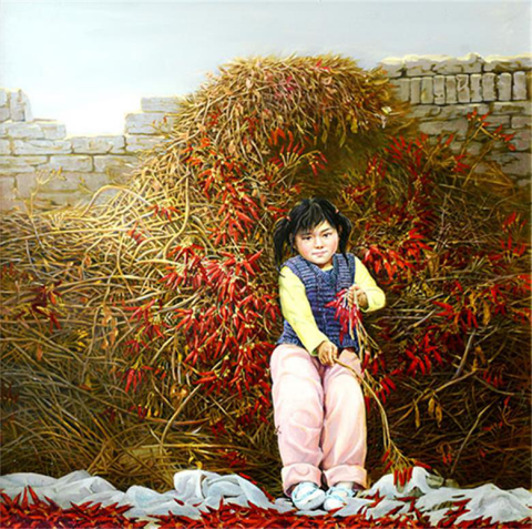 圓夢路上——靳軍美術(shù)作品展在滑縣舉辦
