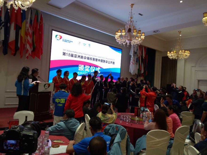 第18屆亞洲跳傘錦標(biāo)賽暨中國跳傘公開賽在江西圓滿閉幕