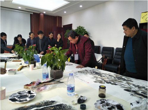 文化下鄉進廊坊 筆墨揮毫頌中華