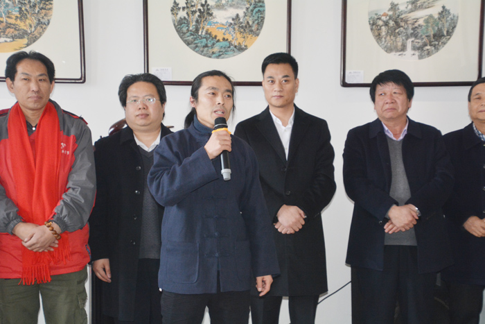 袁氏國藝新春年會暨于建剛曲勝利書畫聯展在宋莊舉行