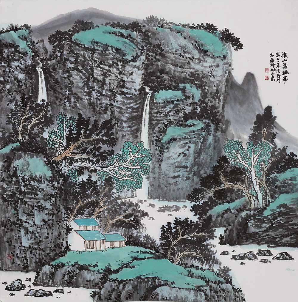 袁氏國藝新春年會暨于建剛曲勝利書畫聯展在宋莊舉行