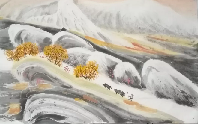 靳榮云冰雪礬墨畫(huà)與傳統(tǒng)國(guó)畫(huà)匯報(bào)展