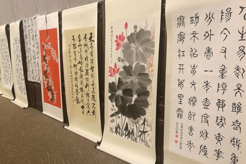 2019不忘初心綠色發展暨毛澤東詩詞書畫展舉行