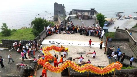訪吉林省公主嶺市龍文化藝術館--中國潑墨書龍創始人柴德有館