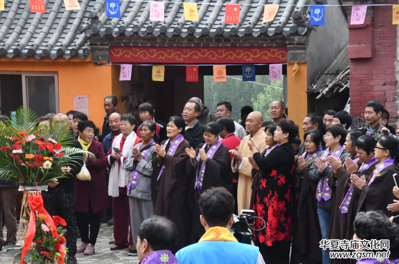 佛陀山淄博竹林寺開光法會暨慶祝中華人民共和國成立70周年禪林書畫展舉行