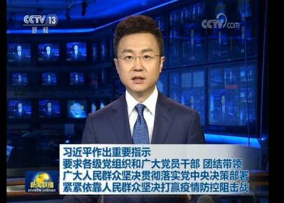 習近平：緊緊依靠人民群眾堅決打贏疫情防控阻擊戰