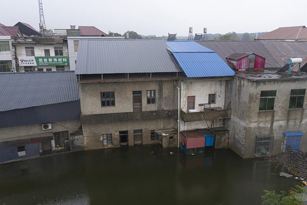 外洪內澇 江西鄱陽湖沿岸村鎮變澤國