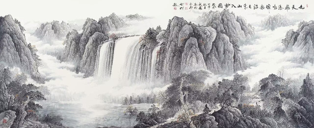 阮成森國(guó)畫(huà)作品賞析