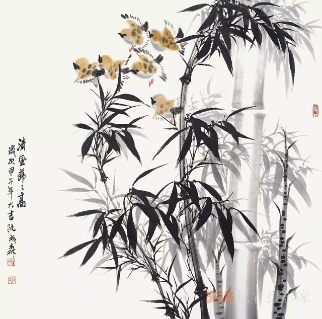 阮成森國(guó)畫(huà)作品賞析