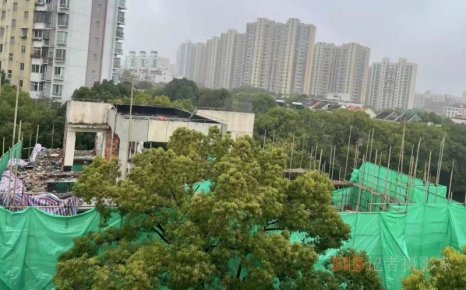 3?15在行動｜上海普陀區梅川路祥和名邸250號違建難整改，施工