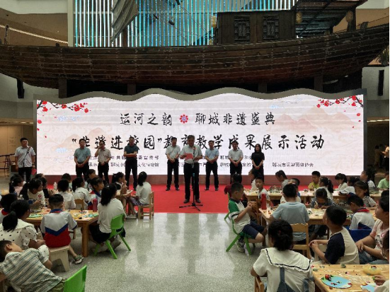 運河之韻：聊城非遺盛典——“非遺進校園”教育教學成果展示活動成功舉辦