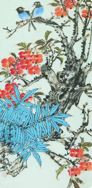 花鳥畫家白陽作品賞析 花鳥畫家白陽作品賞析