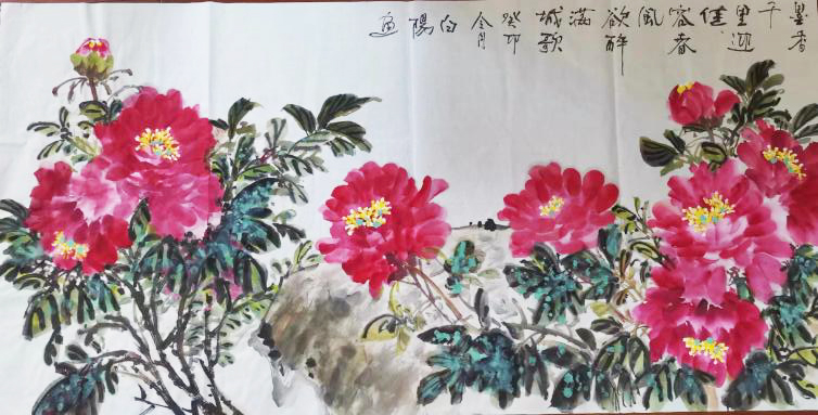 花鳥畫家白陽作品賞析 花鳥畫家白陽作品賞析