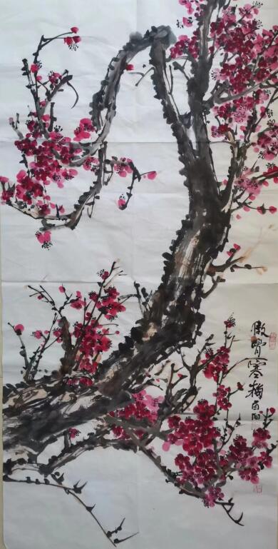 花鳥畫家白陽作品賞析 花鳥畫家白陽作品賞析