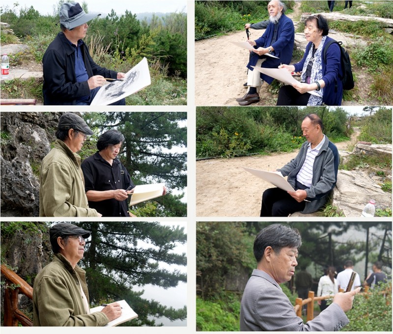 中華靳氏部分書畫名家南太行寫生創作暨第四屆藝術研討會在王莽嶺三寶山莊舉行 中華靳氏部分書畫名家南太行寫生創作暨第四屆藝術研討會在王莽嶺三寶山莊舉行