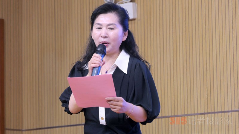 中國人民抗日戰爭暨世界反法西斯戰爭勝利八十周年秦克新作曲趙文媛演唱視頻演播會在淄博舉行