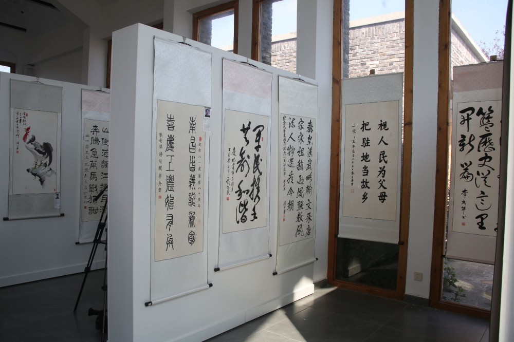 翰墨銘史 警鐘長鳴——紀念抗戰勝利80周年將軍書畫展在唐陵村隆重開幕