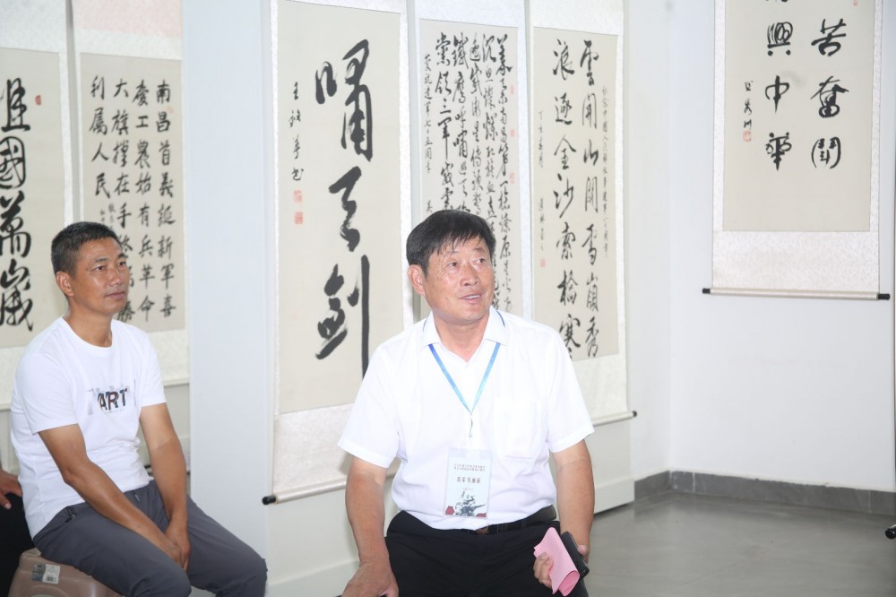 翰墨銘史 警鐘長鳴——紀念抗戰勝利80周年將軍書畫展在唐陵村隆重開幕